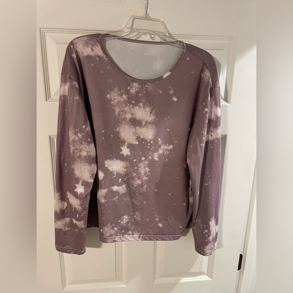 Women's Tie-Dye Long Sleeve Top